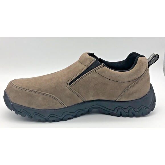 Duluth Trading Suede Mocs Slip On Shoes Mens Size 9 Brown NEW